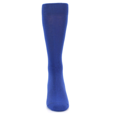 Midnight Blue Solid Color Socks - Men's Dress Socks