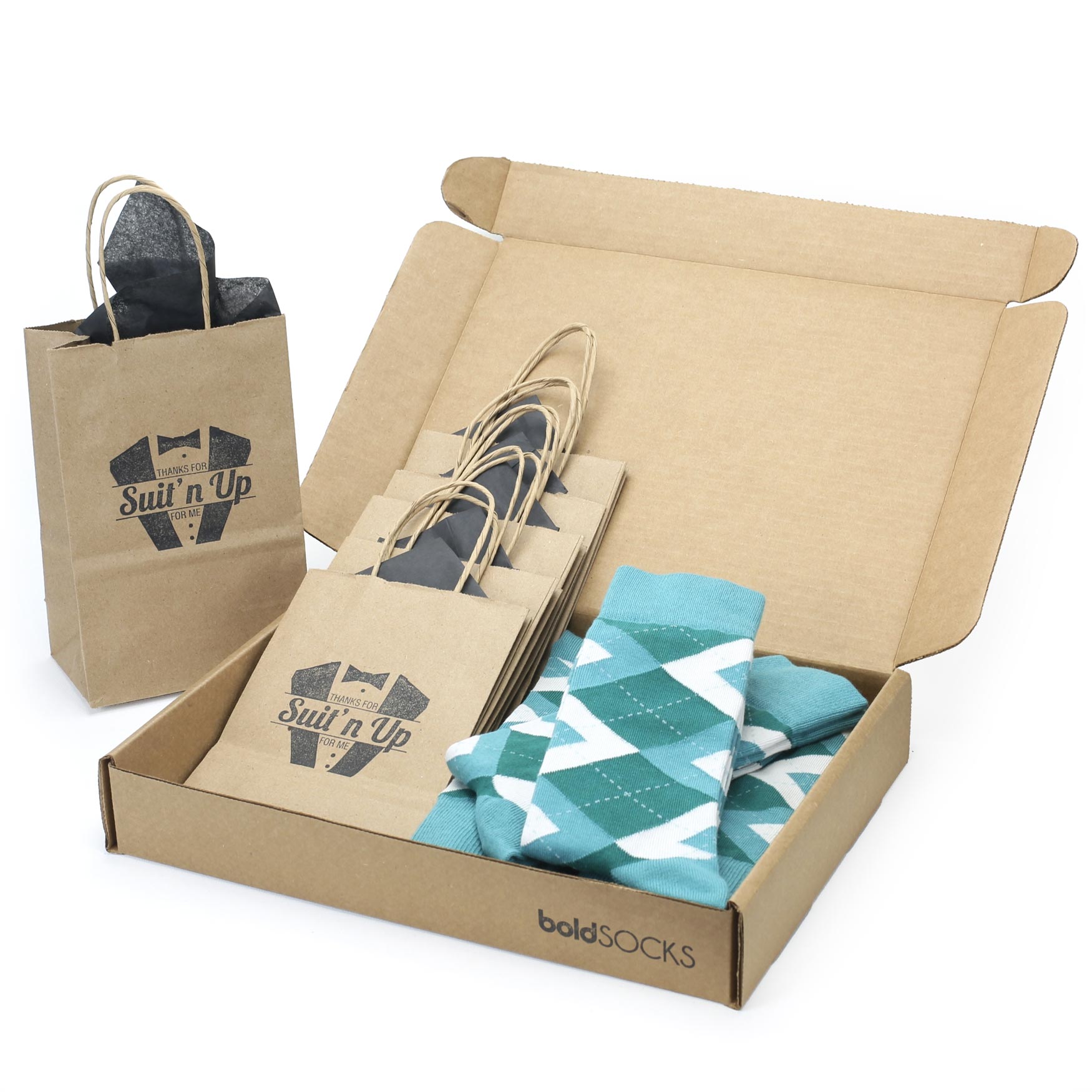 Customizable Groomsmen Gift Set Dark Green Gem Argyle Men's Dress Sock Customizable Groomsmen Gift Set Dark Green Gem Argyle Men's Dress Sock
