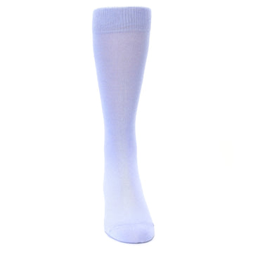 Lavender Solid Color Men's Dress Socks