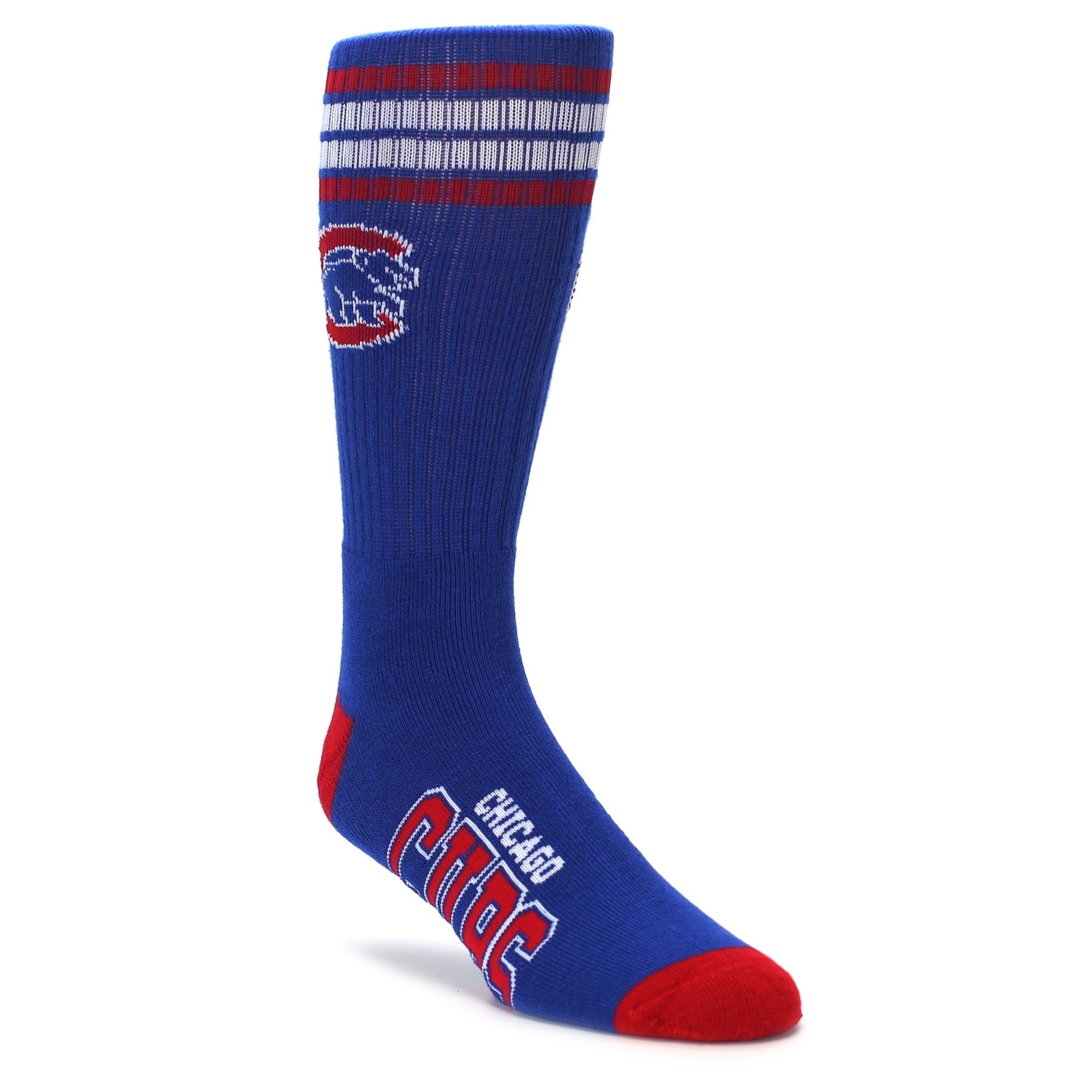 Chicago Cubs Mens Athletic Crew Socks FBF
