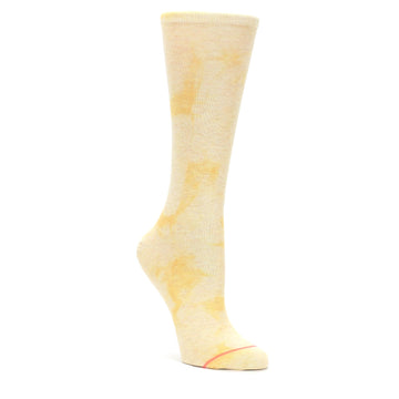 Yellow Tie-Dye Socks - Women's Casual Socks