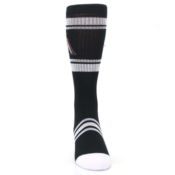 Miami Marlins Socks - Men's Athletic Crew Socks