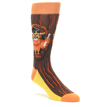 Knowledge Graduation Owl Dress Socks for Men by Statement Sockwear