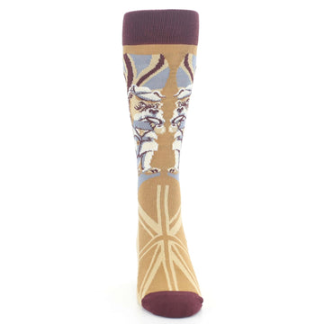 English Bulldog Socks -  Men's Novelty Dress Socks