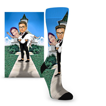 Custom Face Threshold Carry Church – Women’s Custom Socks