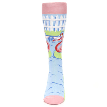 Flamingle Flamingo Socks - USA Made - Men's Novelty Socks