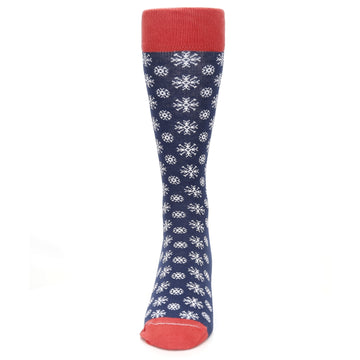 Holiday Snowflake Socks - USA Made - Men's Novelty Socks