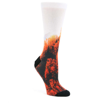 Happy Place Forest Custom Print Women's Socks