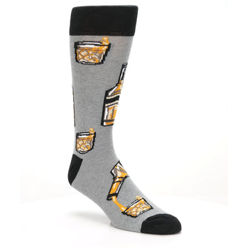 Whiskey Bourbon - USA Made Men's Dress Socks