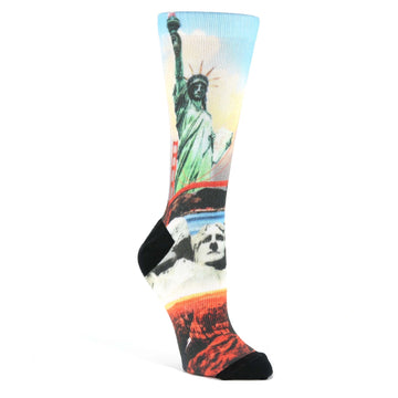 USA Landmarks Printed Women's Socks