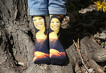 Custom Socks - Mama Lisa Feat