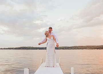 A Lakeside Wedding: Jessica + Darin