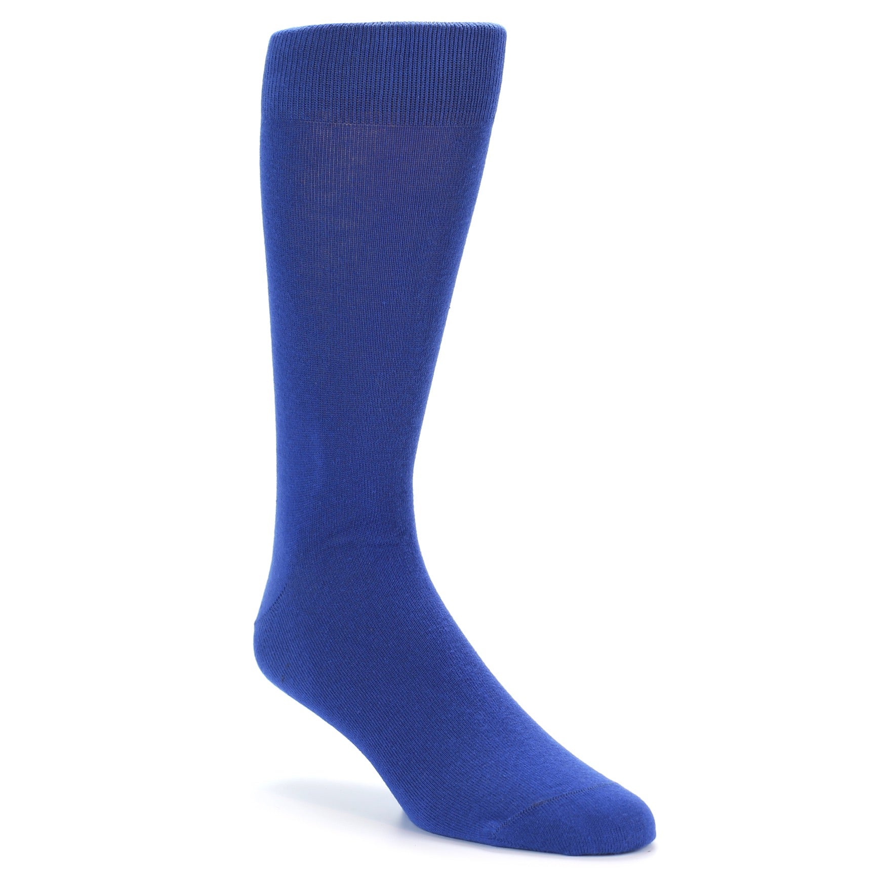 Midnight Blue Solid Color Socks - Men's Dress Socks