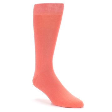 Coral Reef Solid Color Men's Dress Socks