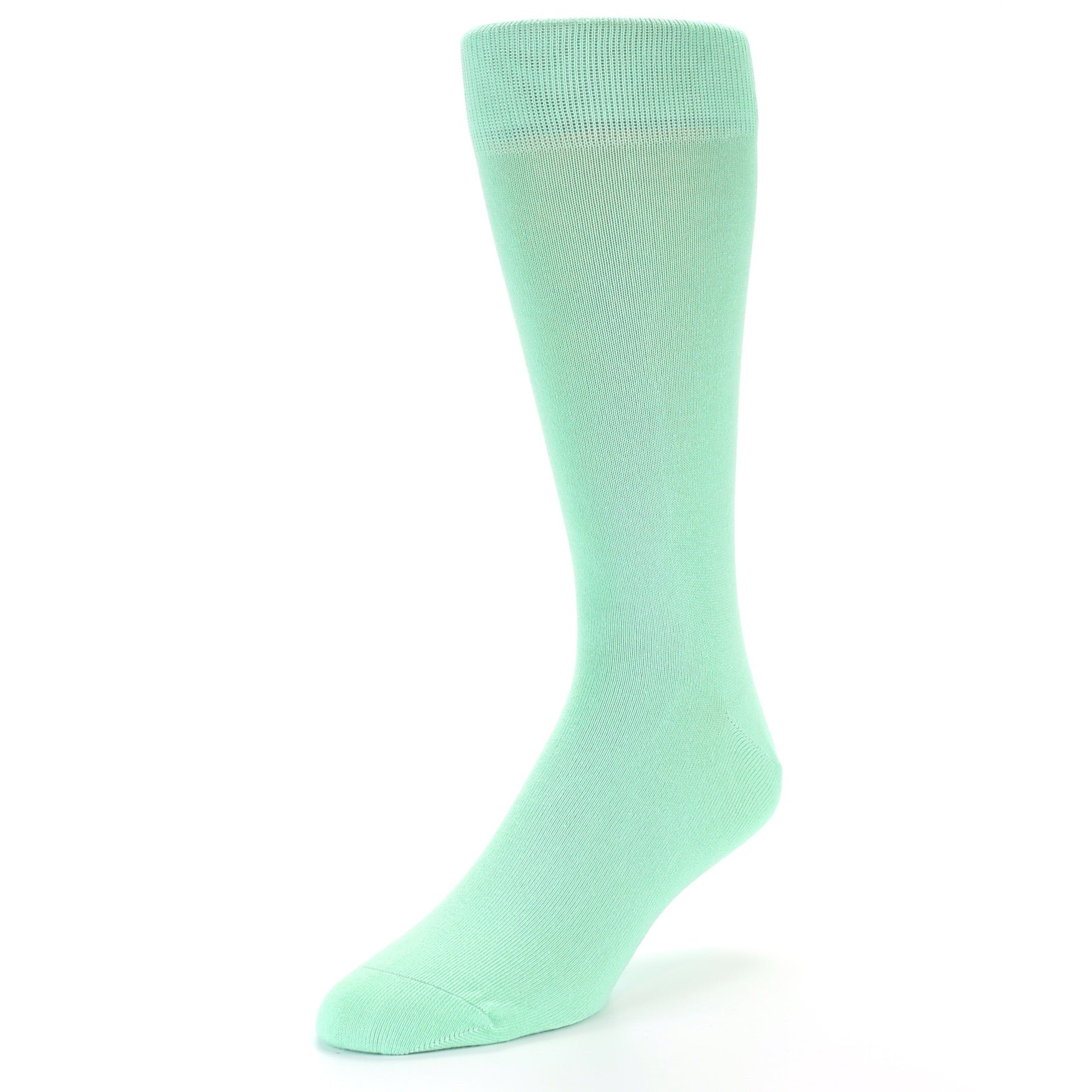 Mint Green Solid Color Men's Dress Socks Mint Green Solid Color Men's Dress Socks