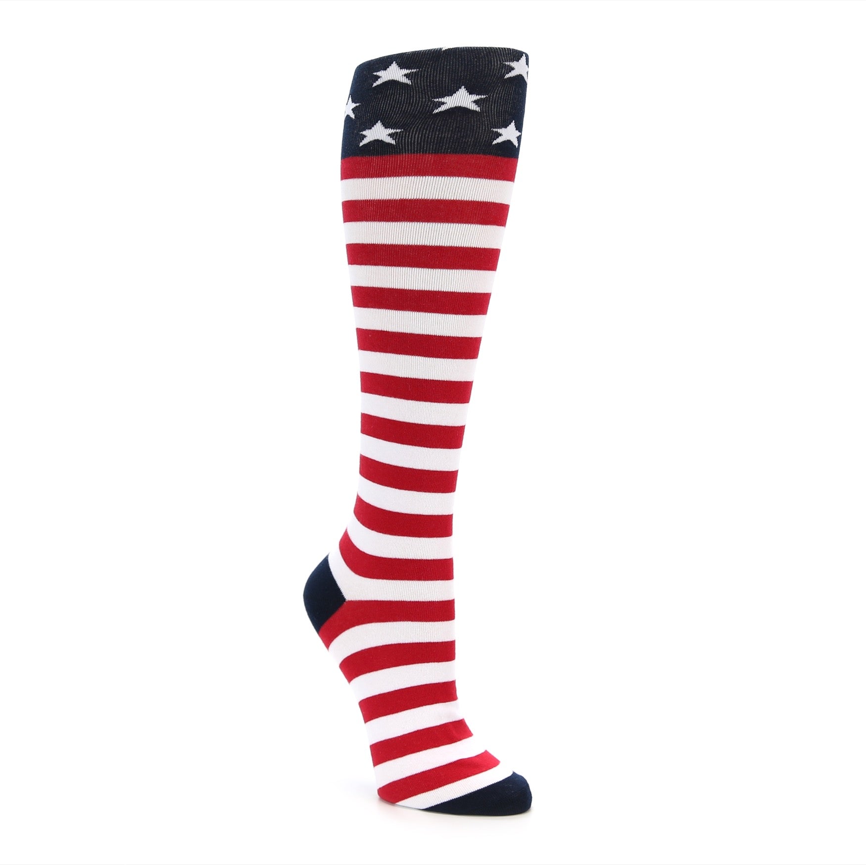 American Flag Women's Knee High Novelty Socks