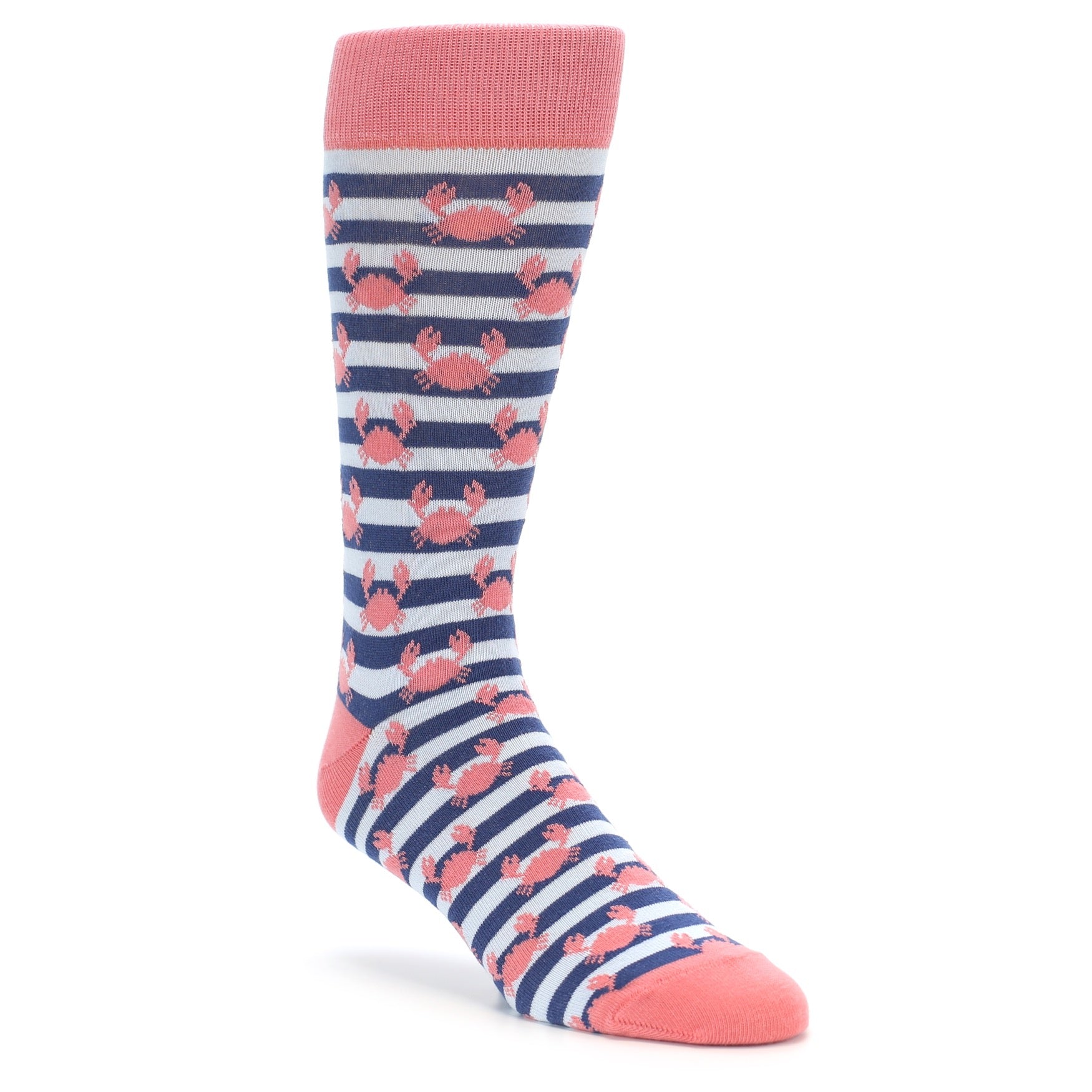 Coral Crabs Wedding Socks for Men