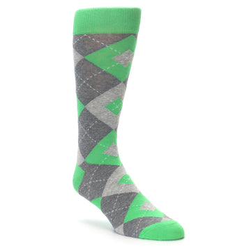 Kelly Green Argyle Wedding Socks