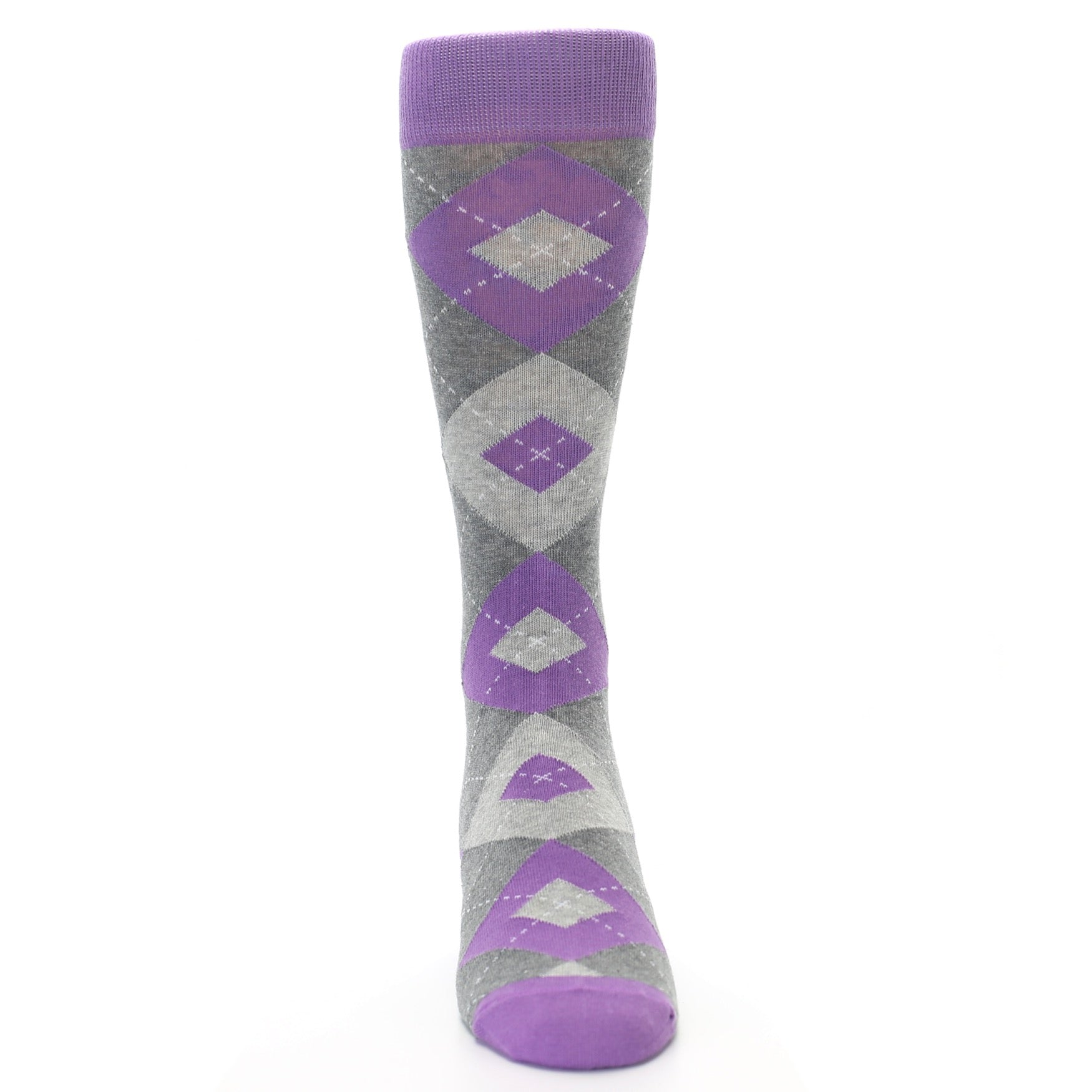 mens purple argyle dress socks Men's Argyle Dress Socks In Purple(Violet) with Light Purple and Cream Color In Multi-Packages