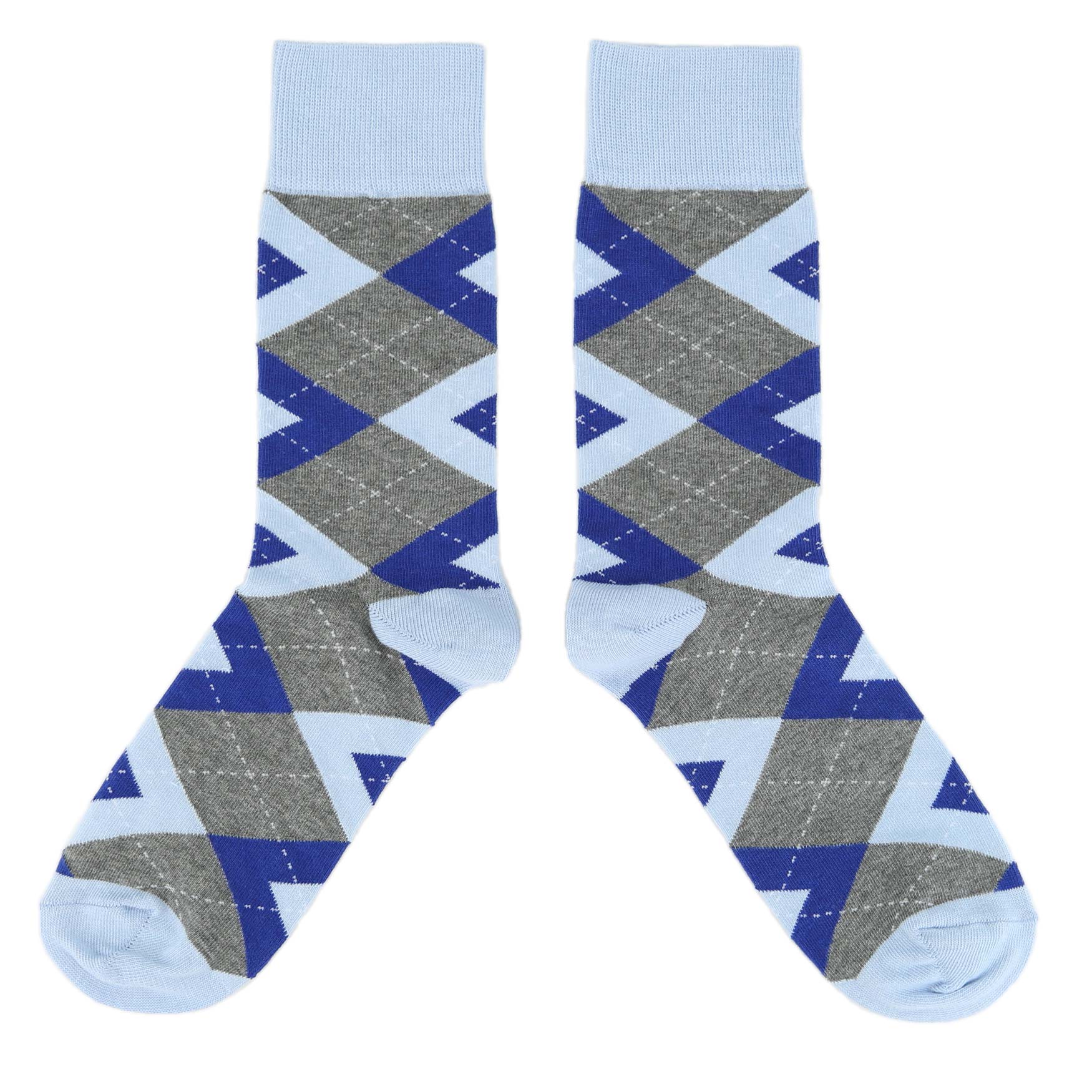 Ice Blue Cobalt Gray Argyle Mens Dress Socks Ice Blue Cobalt Gray Argyle Mens Dress Socks