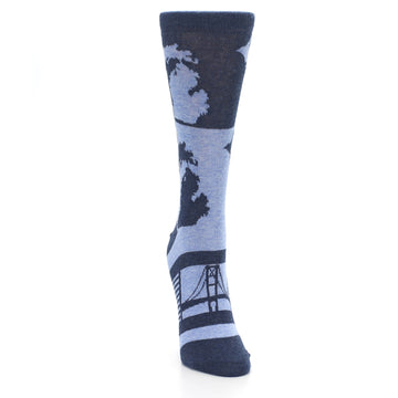 Blue Michigan Socks - Women's Novelty Socks