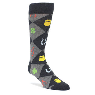 Men's Irish Good Luck Charm Socks by Statement Sockwear