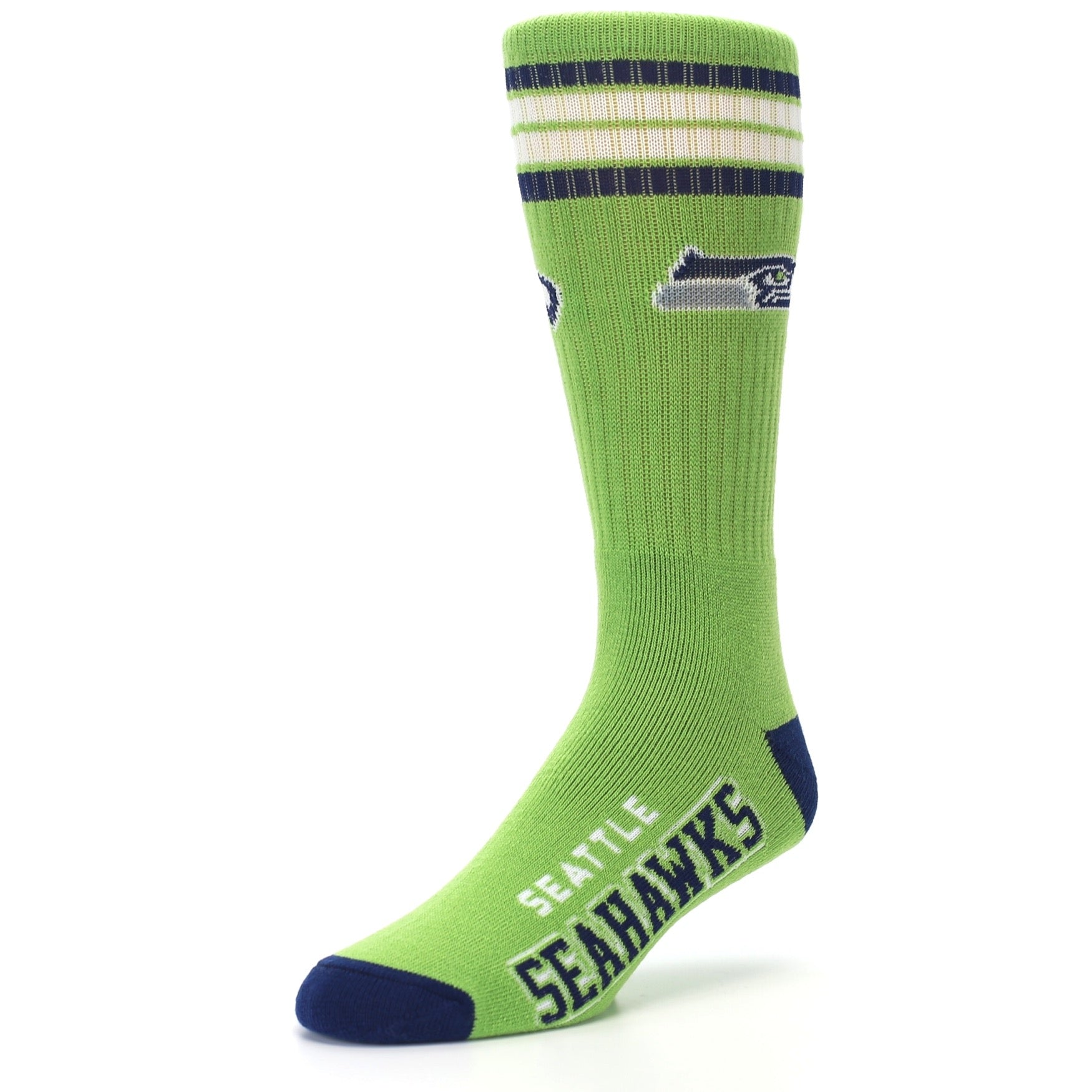 Seattle Seahawks Socks - Men's Athletic Crew Socks