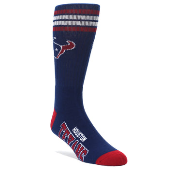 Houston Texans Socks - Men's Athletic Crew Socks