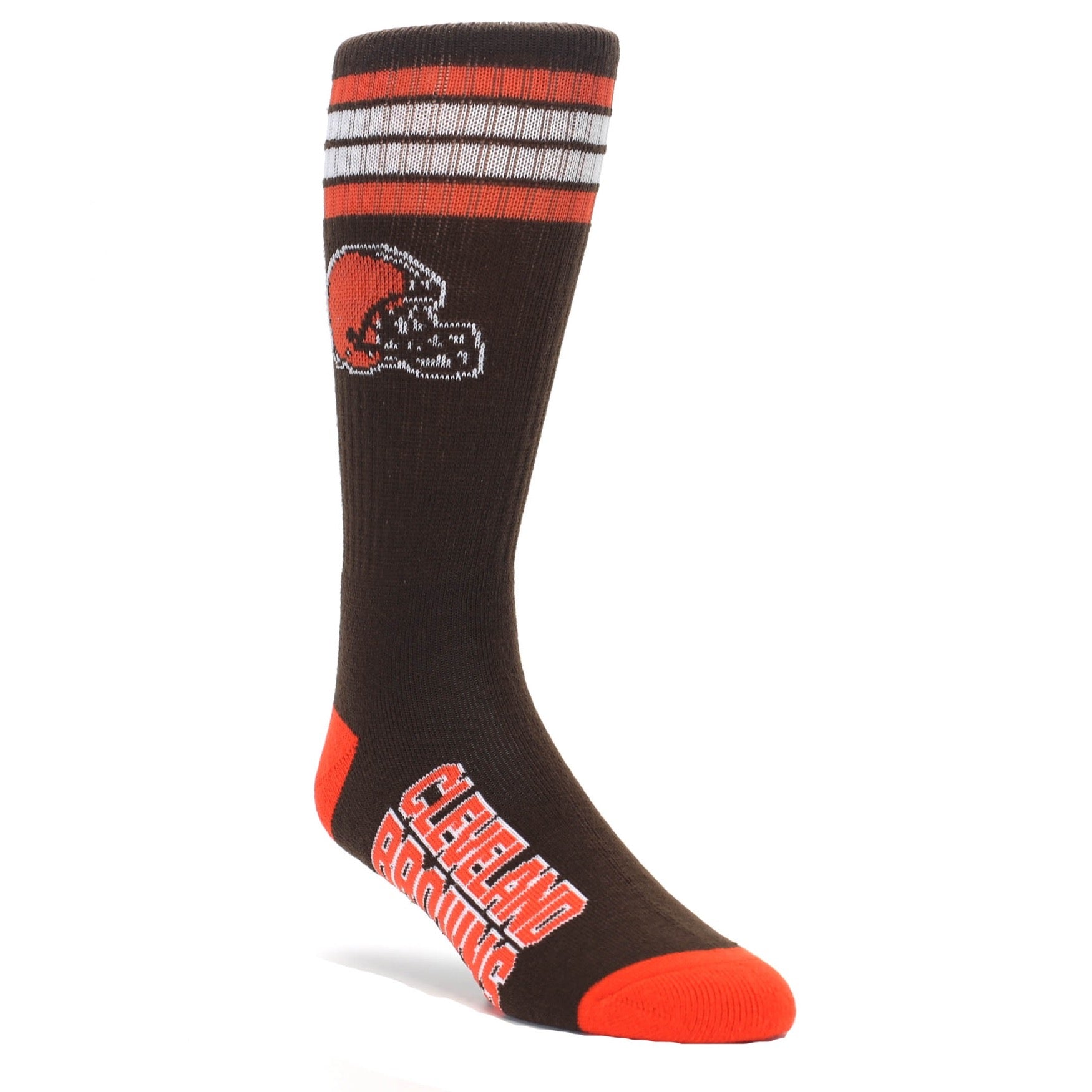 Cleveland Browns Socks - Men's Athletic Crew Socks