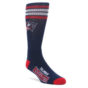 Columbus Blue Jackets Socks - Men's Athletic Crew Socks