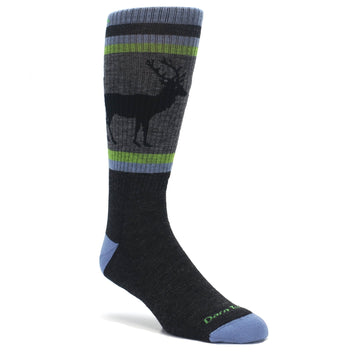 Blue Green Buck Wool Men's Hiking Socks