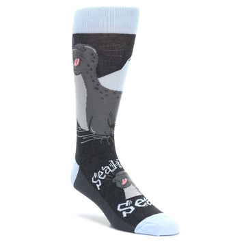 Sealiest Seal Laughing Socks for Men by Statement Sockwear