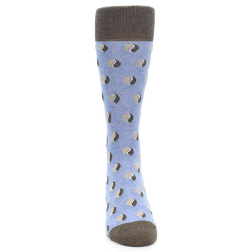 Light Blue Coffee Socks - Men's Novelty Dress Socks Light Blue Coffee Socks - Men's Novelty Dress Socks