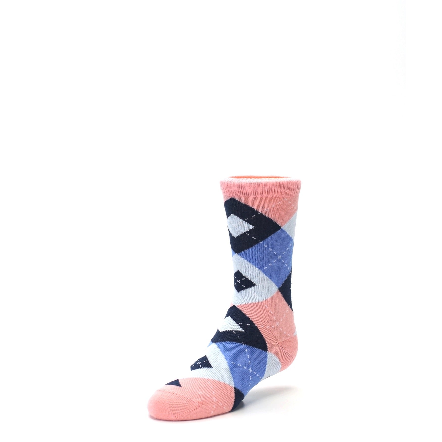 Pink Blue Junior Groomsmen Kid's Dress Socks