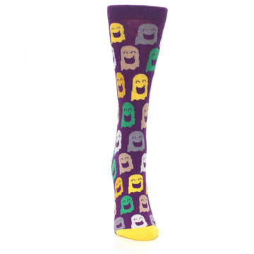 Purple Multi Ghosts Socks - Women's Dress Socks