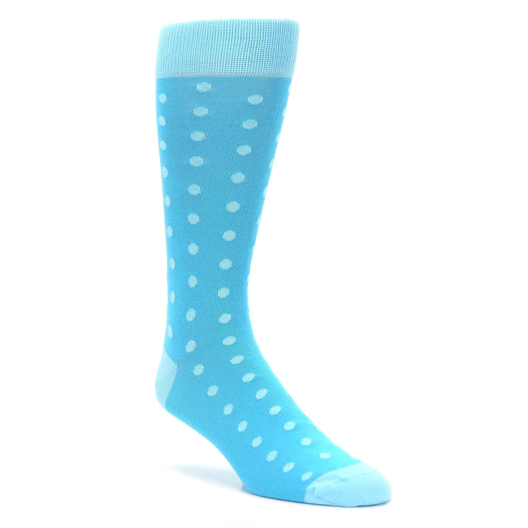 Pool-Malibu-Polka-Dot-Men’s-Dress-Socks-Statement-Sockwear