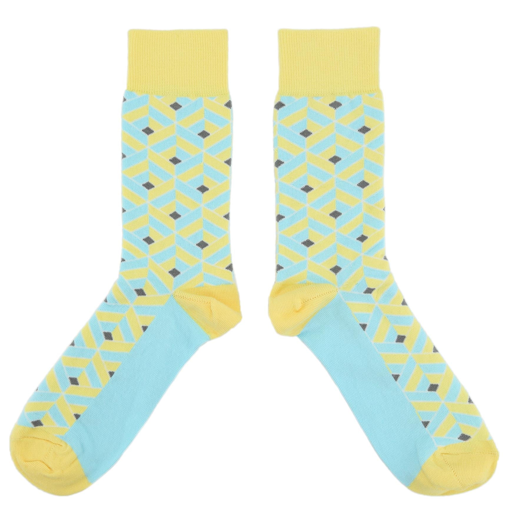 Yellow Blue Box Optical Men's Dress Socks U.S. Men's Shoe Sizes 13-16 Yellow Blue Box Optical Men's Dress Socks U.S. Men's Shoe Sizes 13-16