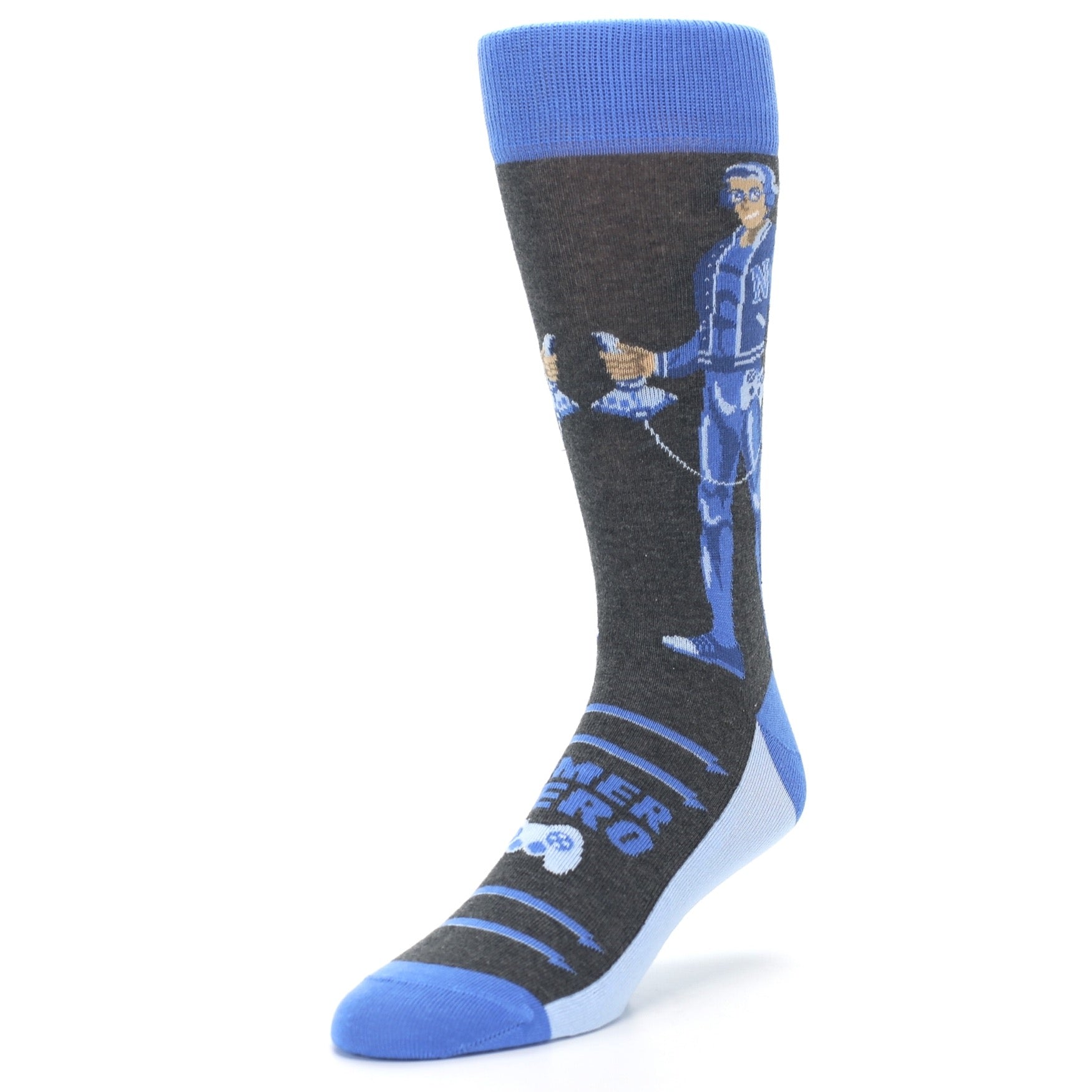 Video Game Socks - Men's Novelty Dress Socks