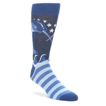 Narwhal Socks - Men's Novelty Dress Socks