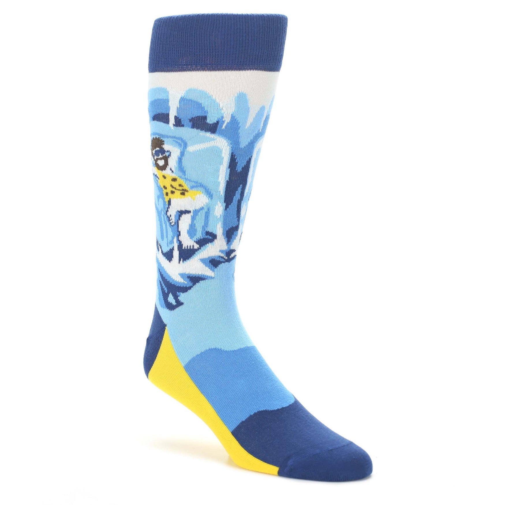 Caveman Socks - Men's Novelty Dress Socks