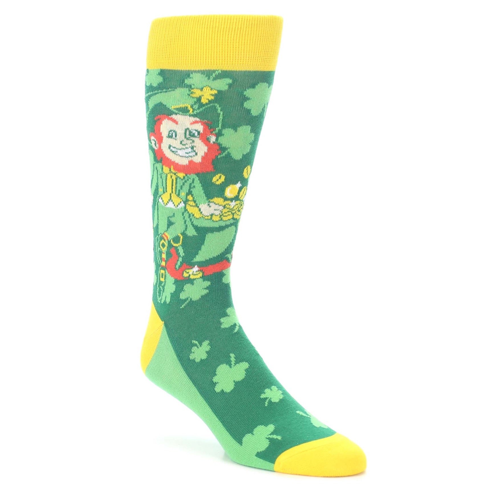 Irish Leprechaun Good Luck Socks Lucky Charms by Statement Sockwear