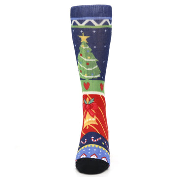 Ugly Christmas Sweater Socks - Printed Men's Novelty Dress Socks