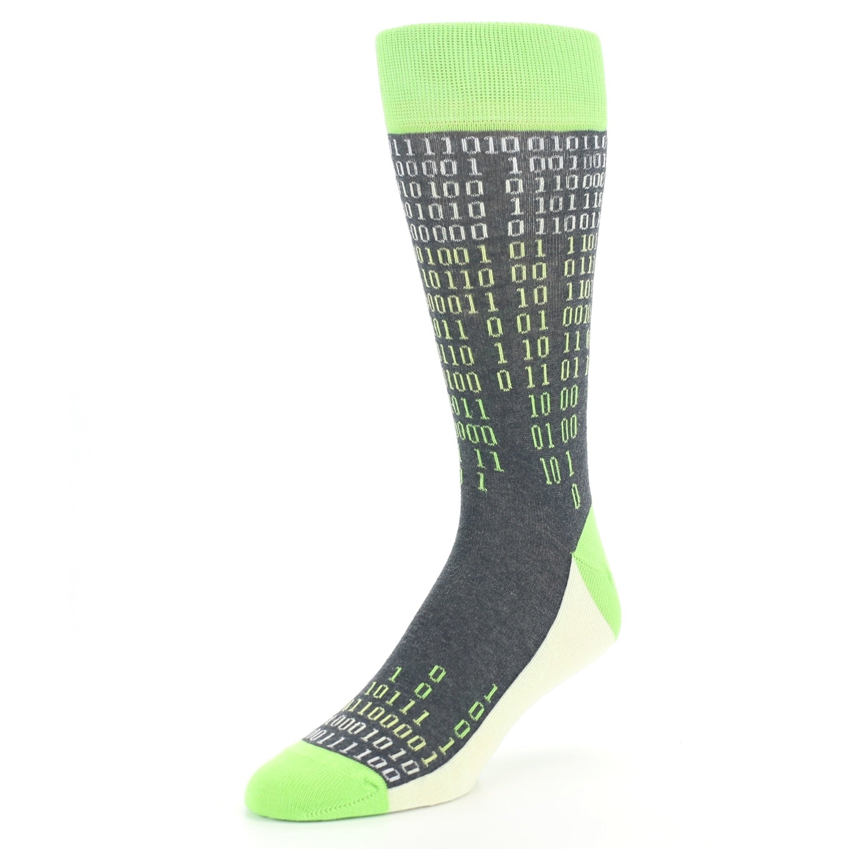 Lockheed Programming Socks Binary Programming Socks - Men's Novelty Dress Socks