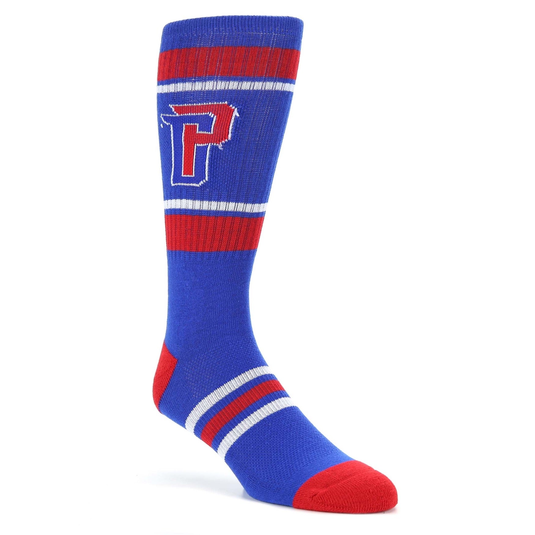 Detroit Pistons Socks - Men's Athletic Crew Socks