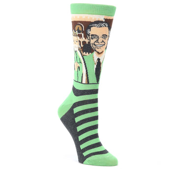 Mister Rogers Socks - Green Women's Dress Socks