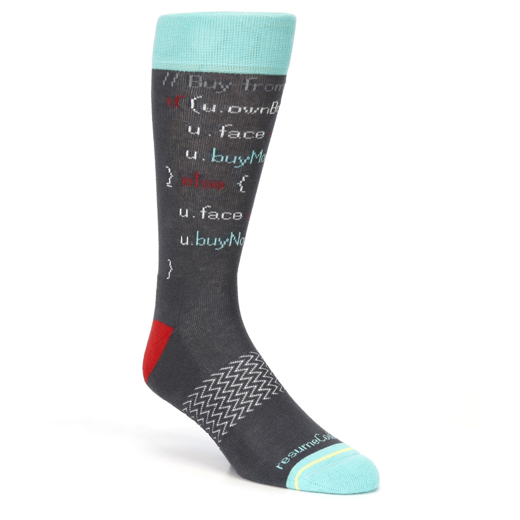 Programming Code Socks - Men's Premium Dress Socks