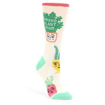 Plant Mom Socks - Novelty Dress Socks for Women