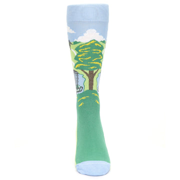 Disc Golf Socks - USA Made - Men's Novelty Dress Socks