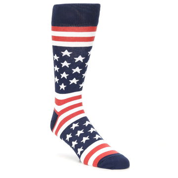 American Flag Socks - USA Made - Men's Novelty Dress Socks