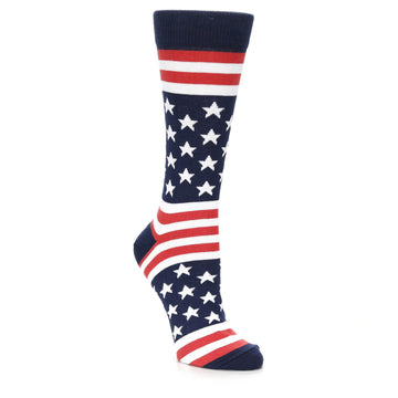 American Flag Socks - USA Made - Women's Novelty Socks